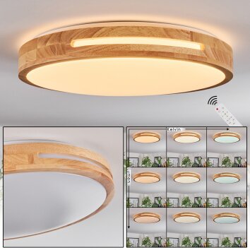 Sofo Lampa Sufitowa LED Biały, 1-punktowy, Zdalne sterowanie