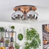 Koyoto Lampa Sufitowa - Szkło kolory naturalne, czarny, 5-punktowe