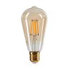 E27 zestaw 2 lamp LED 6 W 2200 Kelvin 650 Lumen W kolorze bursztynu, Mosiądz, 1-punktowy