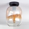 Apedo Lampa Sufitowa - Szkło bursztynowy, przezroczysty, 1-punktowy