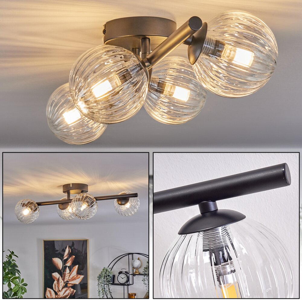Chehalis Lampa Sufitowa - Szkło Przezroczysty, 4-punktowe main product photo