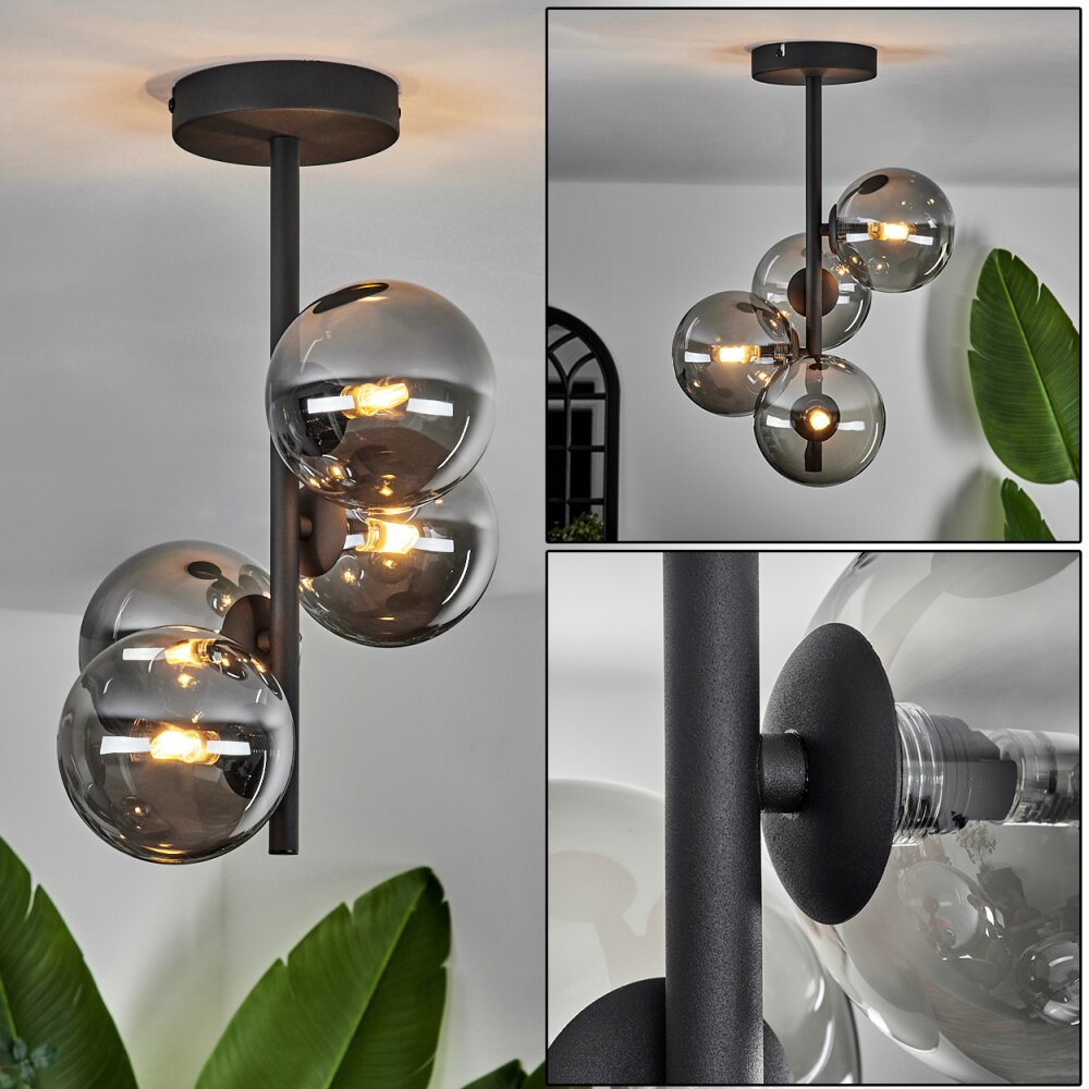 Chehalis Lampa Sufitowa - Szkło Przydymiony, 4-punktowe main product photo
