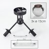 Koyoto Lampa Sufitowa - Szkło Chrom, Przydymiony, 3-punktowe