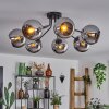 Koyoto Lampa Sufitowa - Szkło Chrom, Przydymiony, 7-punktowe