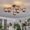 Chehalis Lampa Sufitowa - Szkło złoty, czarny, 6-punktowe