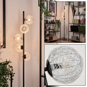 Remaisnil Lampa Stojąca Srebrny, 5-punktowe