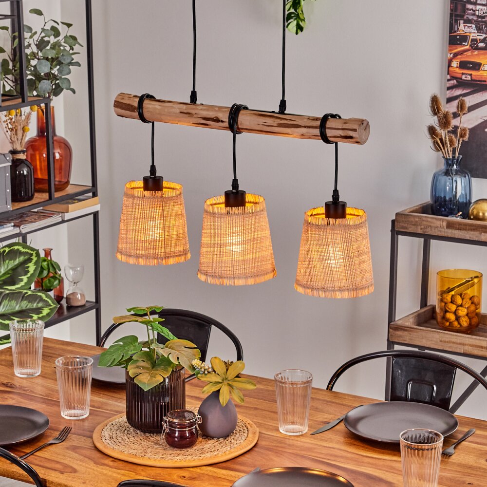 Soungou Lampa Wisząca Ecru, Czarny, 3-punktowe main product photo