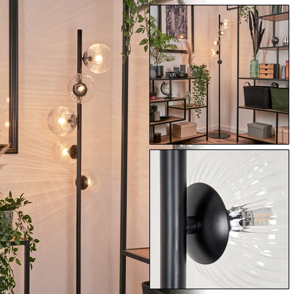 Remaisnil Lampa Stojąca - Szkło Przezroczysty, 5-punktowe main product photo
