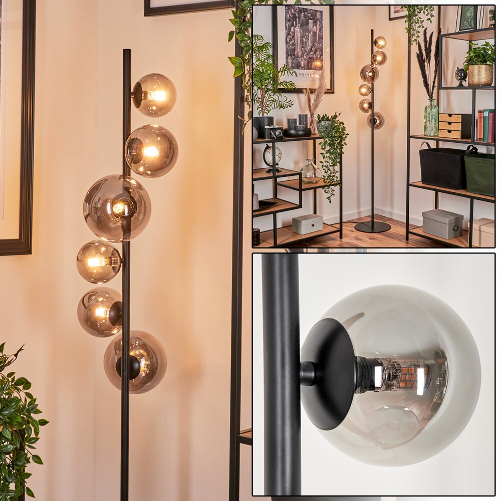 Remaisnil Lampa Stojąca - Szkło Przydymiony, 6-punktowe main product photo