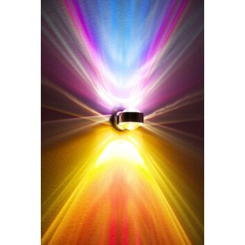 Top-Light PukWall Lampa ścienna LED Chrom, 2-punktowe