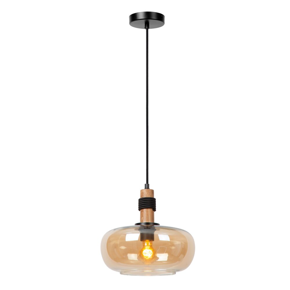 Lucide ILONA Lampa Wisząca Czarny, 1-punktowy main product photo