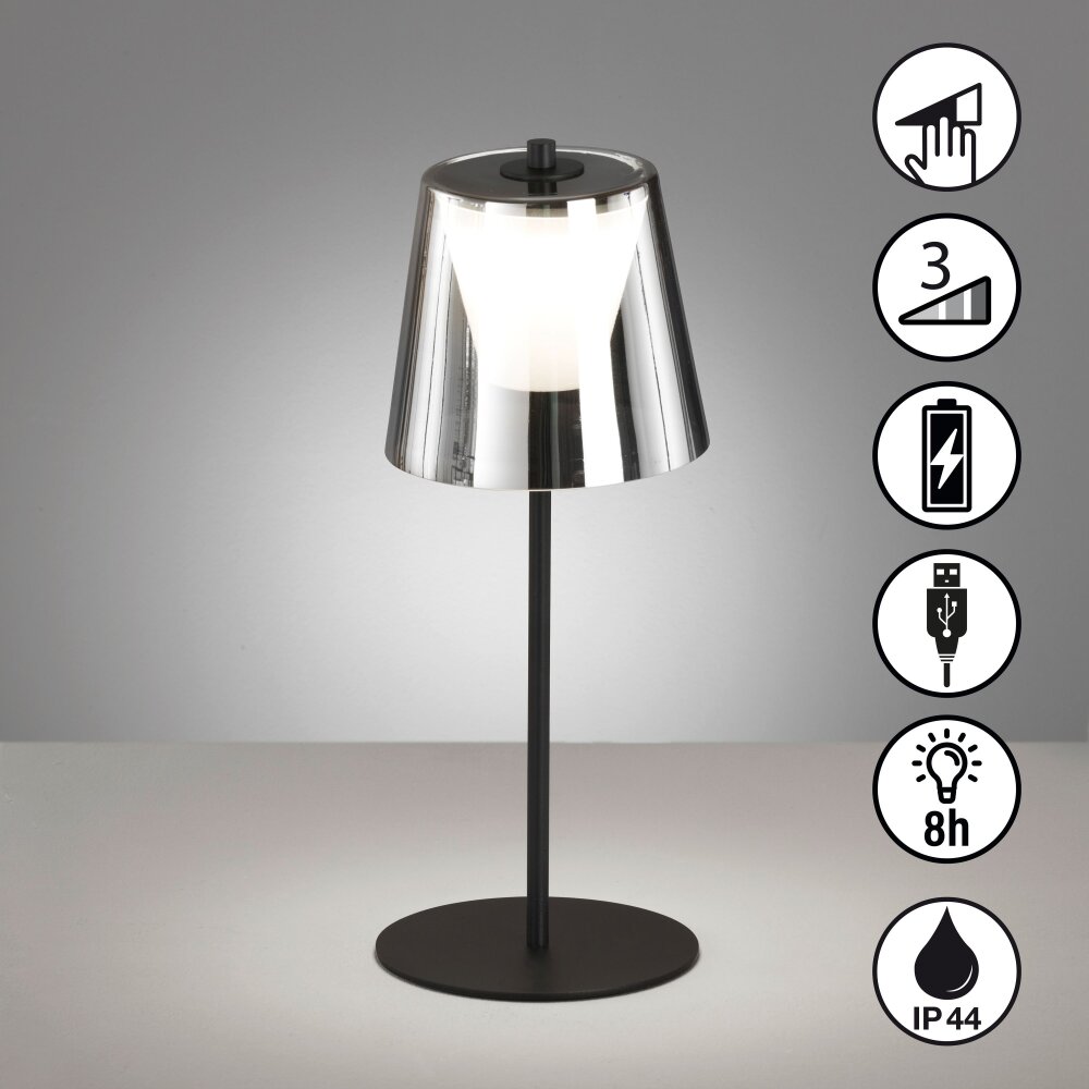 FHL-easy Marbella lampka nocna LED Czarny, 1-punktowy main product photo