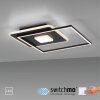Leuchten-Direkt DOMINO Lampa Sufitowa LED Czarny, 1-punktowy