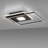 Leuchten-Direkt DOMINO Lampa Sufitowa LED Czarny, 1-punktowy