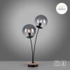 JUST LIGHT GERDA WIDOW lampka nocna kolory naturalne, czarny, 2-punktowe