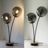 JUST LIGHT GERDA WIDOW lampka nocna kolory naturalne, czarny, 2-punktowe