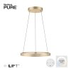 Paul-Neuhaus PURE E-LOOP Lampa Wisząca LED Złoty, 2-punktowe, Zdalne sterowanie