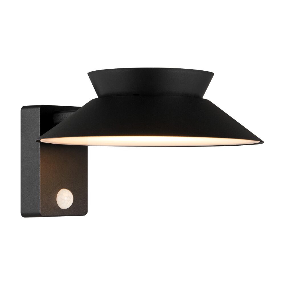 Nordlux JUSTINA Zewnętrzny kinkiet LED Czarny, 1-punktowy, Czujnik ruchu main product photo