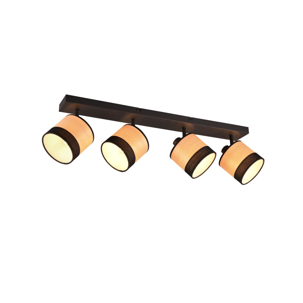 Reality BOLZANO Lampa Sufitowa Czarny, 4-punktowe main product photo