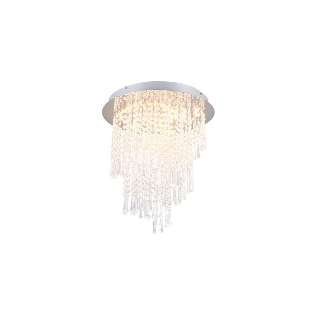 Reality POMP Lampa Sufitowa LED Chrom, 1-punktowy, Zdalne sterowanie main product photo
