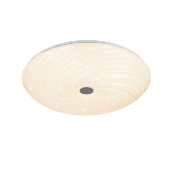 Reality GRAVITY Lampa Sufitowa LED Biały, 1-punktowy, Zdalne sterowanie