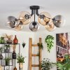 Gastor Lampa Sufitowa - Szkło 10 cm, 12 cm, 15 cm W kolorze bursztynu, Przydymiony, 7-punktowe