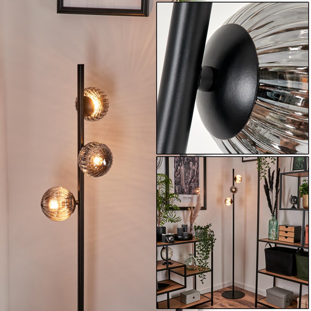Remaisnil Lampa Stojąca - Szkło 10 cm Przydymiony, 3-punktowe main product photo