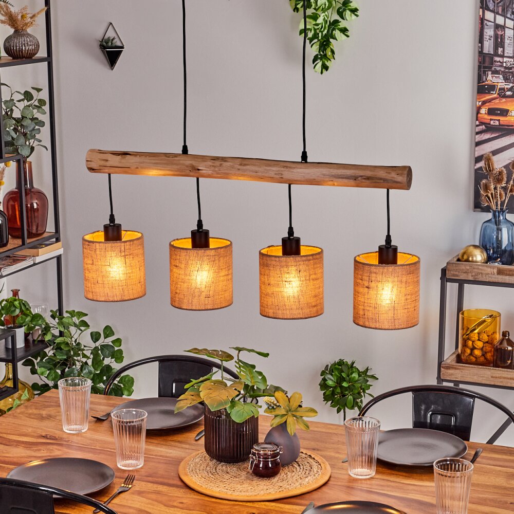 Soungou Lampa Wisząca Ecru, Czarny, 4-punktowe main product photo