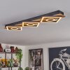 Taboneira Lampa Sufitowa LED Ecru, Czarny, 3-punktowe