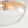 Chehalis Lampa Sufitowa - Szkło 10 cm, 12 cm, 15 cm W kolorze bursztynu, Przezroczysty, 10-punktowe