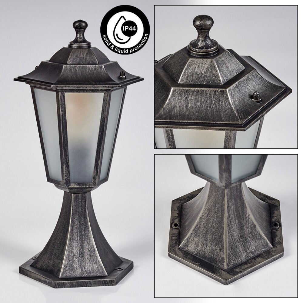 Loria Lampa na cokół Czarny, Srebrny, 1-punktowy main product photo