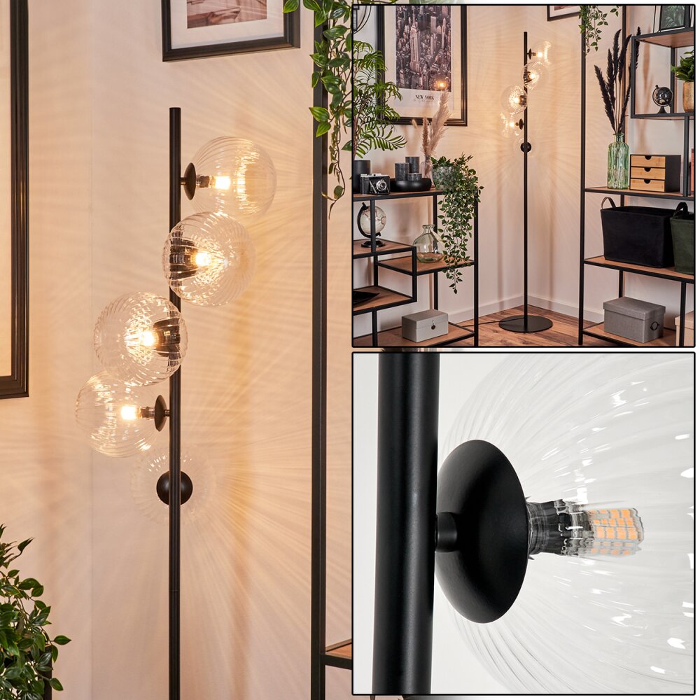 Remaisnil Lampa Stojąca - Szkło 15 cm Przezroczysty, 5-punktowe main product photo