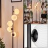 Remaisnil Lampa Stojąca - Szkło 12 cm Biały, 5-punktowe