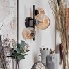 Chehalis Lampa ścienna - Szkło 10 cm, 12 cm W kolorze bursztynu, 3-punktowe