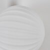 Chehalis Lampa ścienna - Szkło 10 cm Biały, 3-punktowe