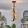 Chehalis Lampa Sufitowa - Szkło 10 cm bursztynowy, przezroczysty, 8-punktowe