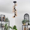 Chehalis Lampa Sufitowa - Szkło 10 cm bursztynowy, przezroczysty, 8-punktowe