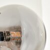 Remaisnil Lampa Stojąca - Szkło 12 cm W kolorze bursztynu, Przydymiony, 3-punktowe