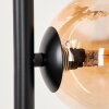 Remaisnil Lampa Stojąca - Szkło 12 cm W kolorze bursztynu, Przydymiony, 3-punktowe