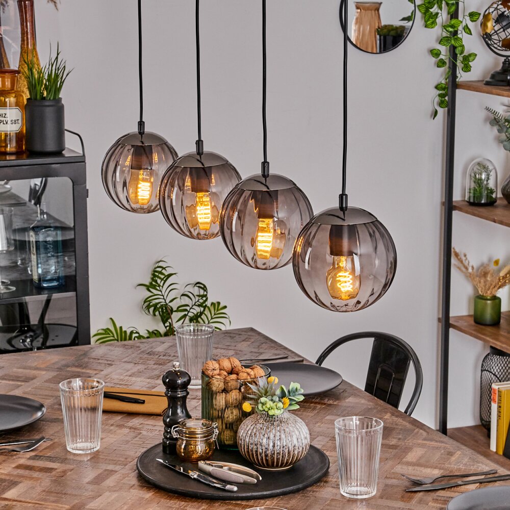 Evolene Lampa Wisząca Czarny, 4-punktowe main product photo