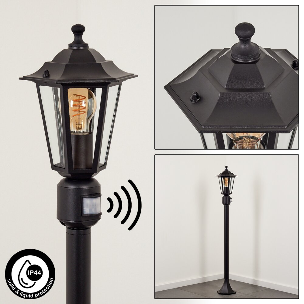 Loria Oświetlenie ścieżek Czarny, 1-punktowy, Czujnik ruchu main product photo