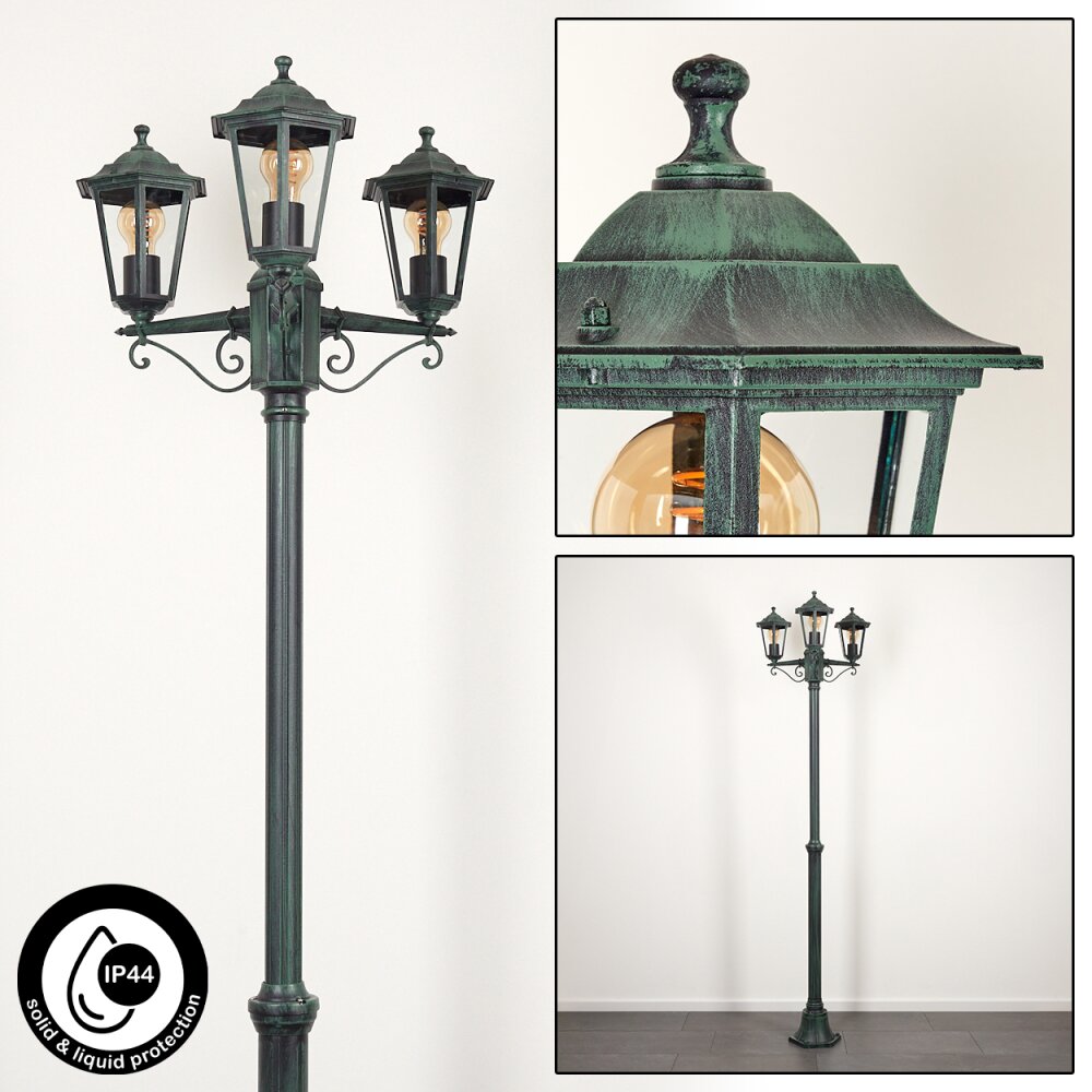 Loria Kandelabr Zielony, Czarny, 3-punktowe main product photo