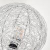 Bernado Lampa Stojąca - Szkło 12 cm Srebrny, 6-punktowe