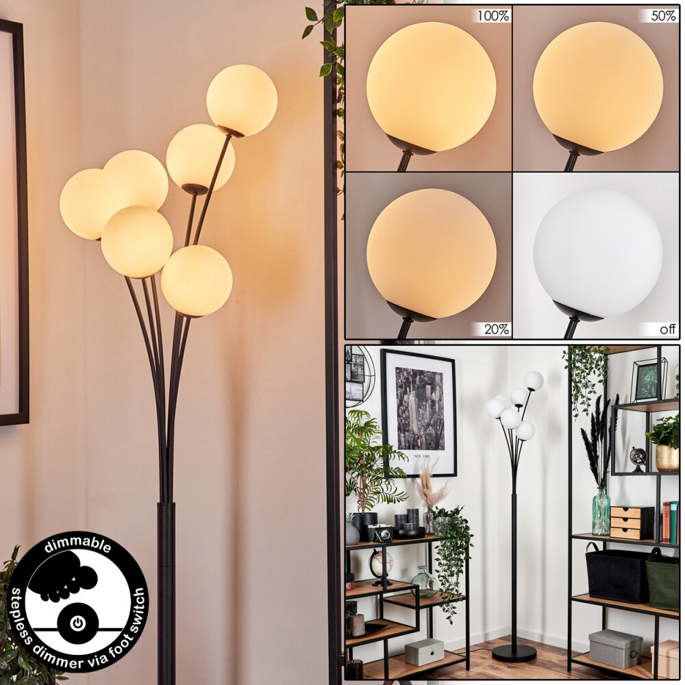 Bernado Lampa Stojąca - Szkło 12 cm Biały, 6-punktowe main product photo