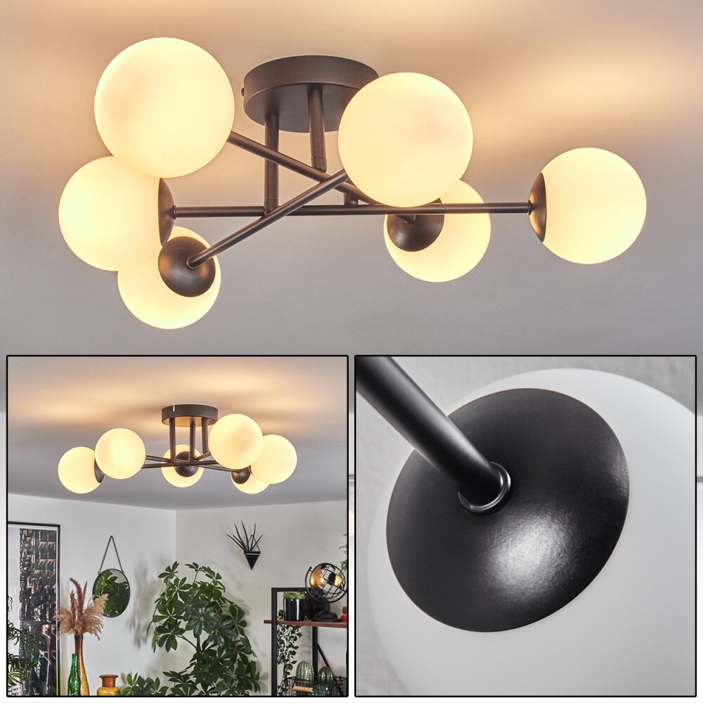 Chehalis Lampa Sufitowa - Szkło 10 cm Biały, 6-punktowe main product photo