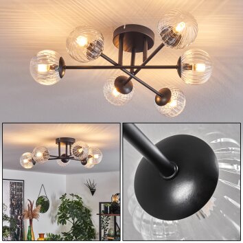 Chehalis Lampa Sufitowa - Szkło 10 cm Przezroczysty, 6-punktowe Chehalis Lampa Sufitowa - Szkło 10 cm Przezroczysty, 6-punktowe