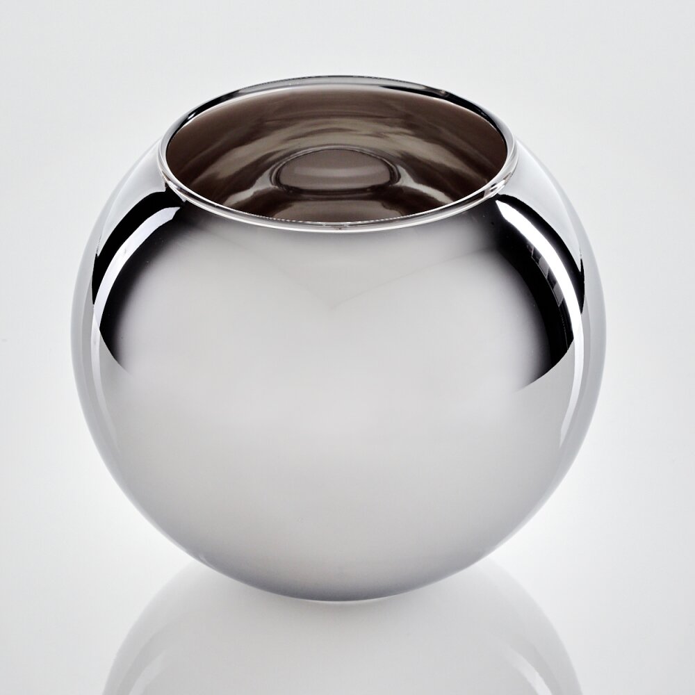 Szklany klosz Koyoto Wymiana szkła 15 cm Chrom, Przydymiony main product photo