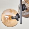 Gastor Lampa Sufitowa - Szkło 15 cm W kolorze bursztynu, Przydymiony, 8-punktowe