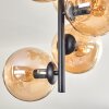 Gastor Lampa Sufitowa - Szkło 15 cm W kolorze bursztynu, 8-punktowe