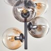 Gastor Lampa Sufitowa - Szkło 15 cm W kolorze bursztynu, Przezroczysty, Przydymiony, 6-punktowe